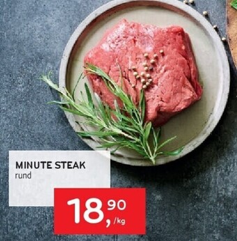 Minute steak rund per kg