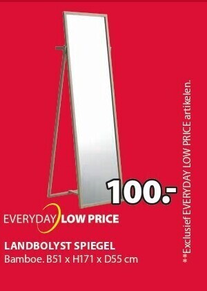 Jysk Landbolyst spiegel aanbieding