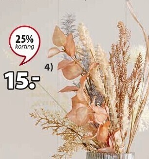 Jysk David kunstbloem aanbieding