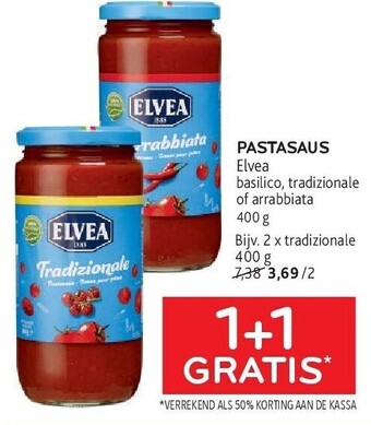 Alvo Pastasaus elvea aanbieding