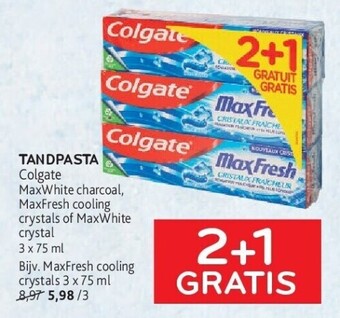 Alvo Tandpasta colgate 3 x 75 ml aanbieding