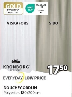 Jysk Douchegordijn aanbieding
