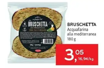 BRUSCHETTA Acquafarina alla mediterranea 180g