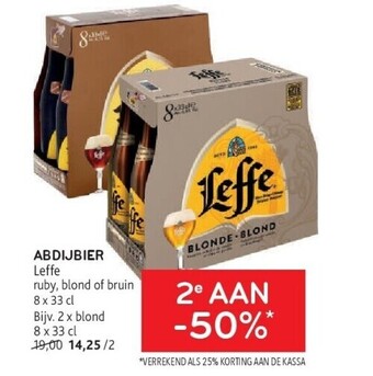 Alvo Abdijbier leffe aanbieding