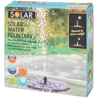 Solar fontein