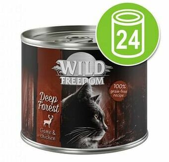 Wild Freedom Adult Kattenvoer 24 x 200 g Wild Hills Eend & Kip