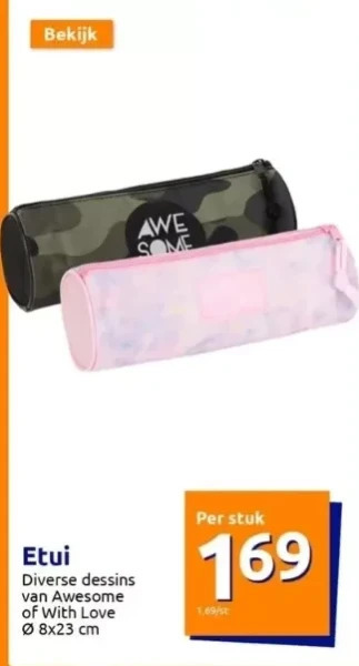 Action Etui aanbieding