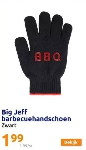 Action Big jeff barbecuehandschoen aanbieding