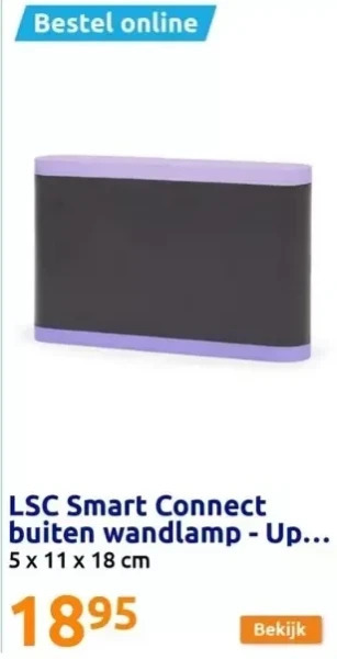 Action Lsc smart connect buiten wandlamp - up-down aanbieding