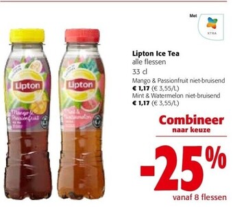 Colruyt Lipton ice tea alle flessen 33 cl aanbieding