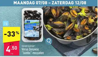 ALDI Verse Zeeuwse "Jumbo" mosselen aanbieding