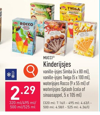 ALDI MUCCI Kinderijsjes aanbieding