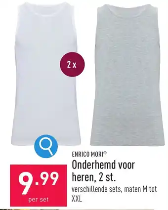 ALDI ENRICO MORI Onderhemd voor heren aanbieding