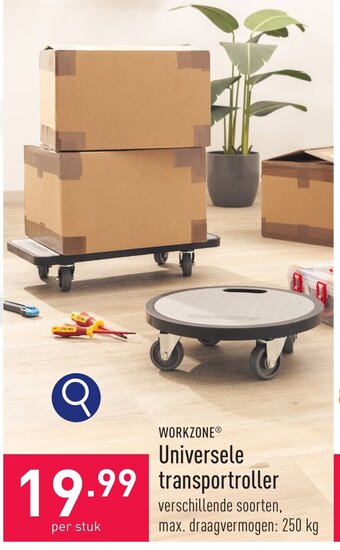 ALDI WORKZONE Universele transportroller aanbieding