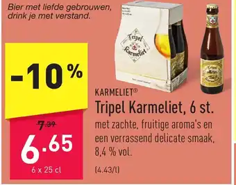 ALDI KARMELIET Tripel Karmeliet aanbieding