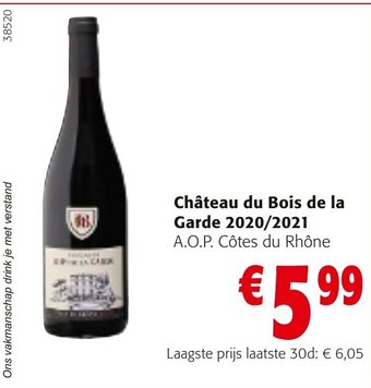Colruyt Château du Bois de la Garde 2020/2021 aanbieding