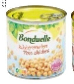Colruyt Bonduelle Kikkererwten 310 g aanbieding