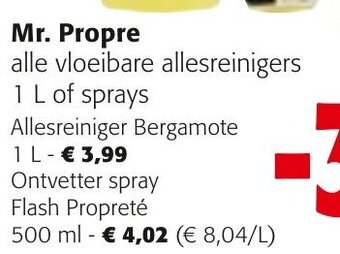 Mr. Propre Allesreiniger Bergamote 1 L