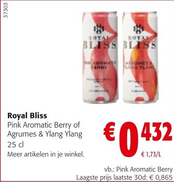 Colruyt Royal Bliss Pink Aromatic Berry of Agrumes & Ylang Ylang 25 cl aanbieding