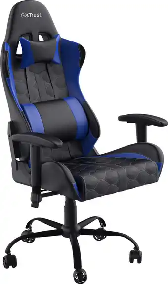 Coolblue Trust gxt 708b resto gaming stoel blauw aanbieding