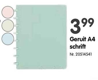 Fun Geruit A4 Schrift aanbieding