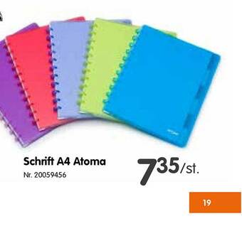 Fun Schrift A4 Atoma aanbieding