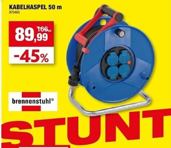 Hubo Kabelhaspel 50 m aanbieding