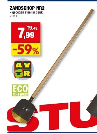 Hubo Zandschop nr2 aanbieding