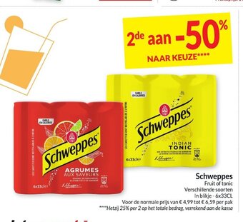 Intermarché Schweppes aanbieding