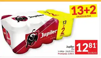 Intermarché Jupiler pils aanbieding