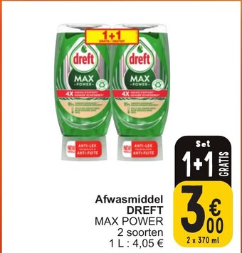 Cora Afwasmiddel dreft aanbieding