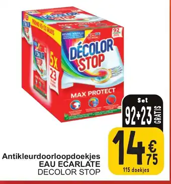 Cora Antikleurdoorloopdoekjes EAU ECARLATE DECOLOR STOP aanbieding