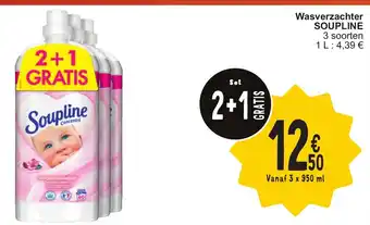 Cora Wasverzachter SOUPLINE 3 x 950ml aanbieding
