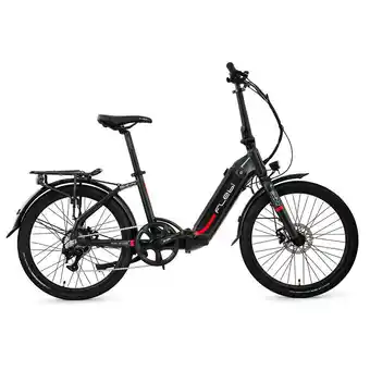 Decathlon Opvouwbare elektrische toerfiets swan 24 grijs | batterij 10.4ah - tot 70km aanbieding