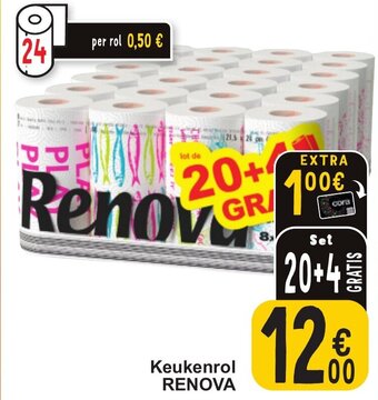 Cora Keukenrol RENOVA aanbieding