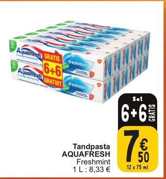 Cora Tandpasta AQUAFRESH aanbieding