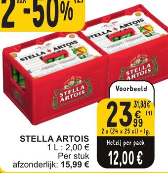 Cora STELLA ARTOIS aanbieding
