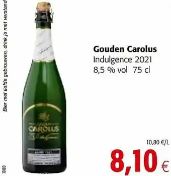 Colruyt Gouden carolus indulgence 2021 aanbieding