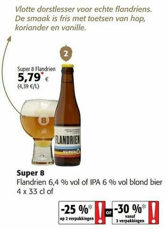 Colruyt Super 8 flandrien aanbieding