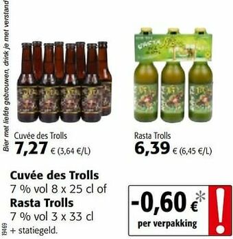 Colruyt Cuvée des trolls aanbieding