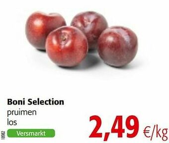 Colruyt Boni selection pruimen aanbieding