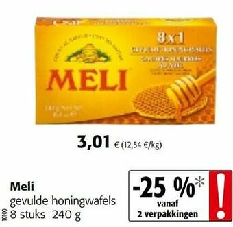 Colruyt Meli gevulde honingwafels aanbieding