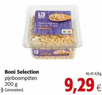 Colruyt Boni selection pijnboompitten aanbieding