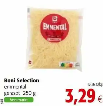 Colruyt Boni selection emmental aanbieding