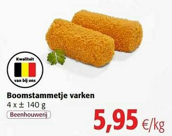 Colruyt Boomstammetje varken aanbieding