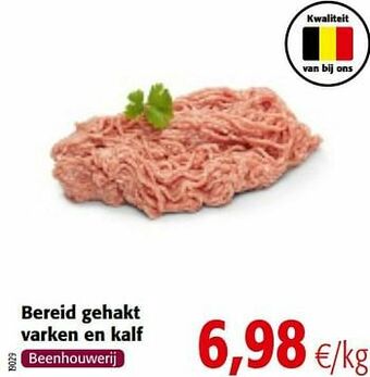 Colruyt Bereid gehakt varken en kalf aanbieding