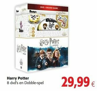 Colruyt Harry potter 8 dvd`s en dobble-spel aanbieding