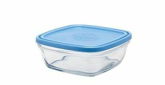 Duralex Vershouddoos met deksel 1,15 l transparant/ blauw