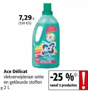 Ace délicat vlekverwijderaar witte en gekleurde stoffen