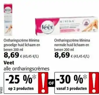 Veet alle ontharingscrèmes